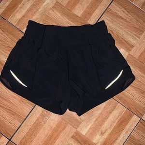Hotty Hot High Rise Shorts 2.5” (slightly worn with no rips, stains, etc.)